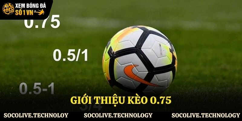Kèo cược bóng đá 0,75