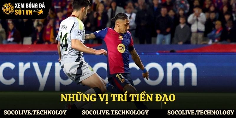 Một vài vị trí tiền đạo