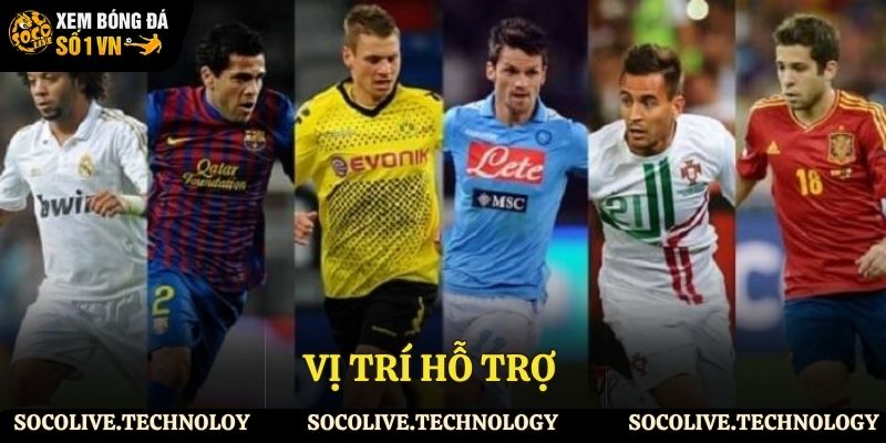 Vị trí hỗ trợ trong bóng đá