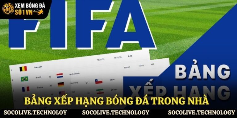 bảng xếp hạng bóng đá trong nhà