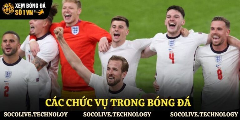 các chức vụ trong bóng đá